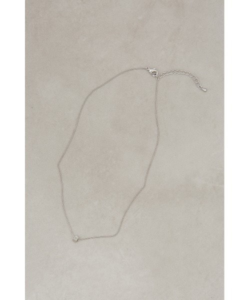 AZUL by moussy（アズールバイマウジー）の「AZモチーフキューブネックレス（ネックレス・レディース・ゴールド系その他/シルバー・FREE）」の14枚目の写真