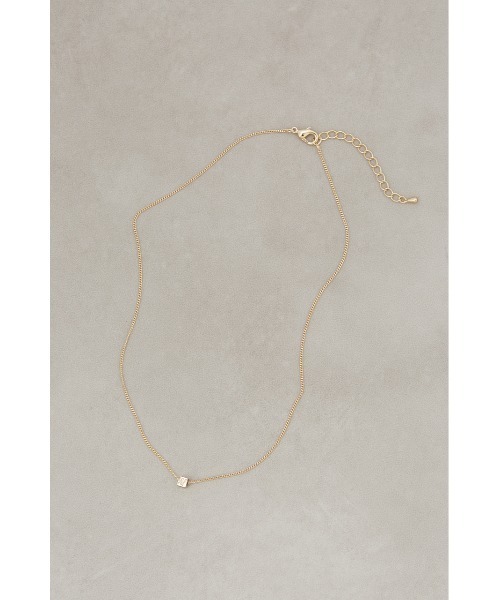 AZUL by moussy（アズールバイマウジー）の「AZモチーフキューブネックレス（ネックレス・レディース・ゴールド系その他/シルバー・FREE）」の13枚目の写真