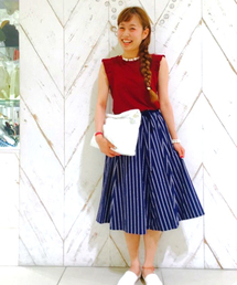 DISCOAT | 【Discoat】綿麻サッカーハギフレアスカート(スカート)