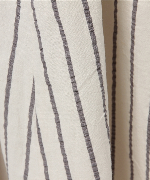 DISCOAT（ディスコート）の「【Discoat】綿麻サッカーハギフレアスカート（スカート・レディース・ホワイト/オフホワイト/ネイビー・LARGE/MEDIUM）」の11枚目の写真