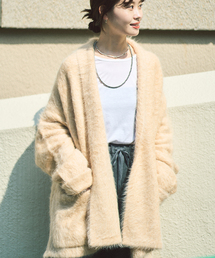 ALPACA MIX FUR ガウンカーディガン