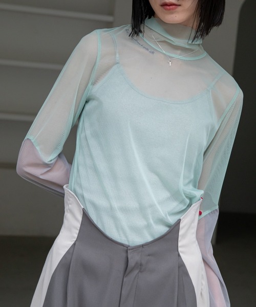 配色刺繍タトゥーシアートップス（Tシャツ/カットソー）｜VACANCY