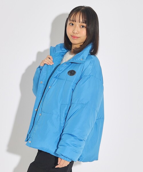 セール】【カラバリ豊富／130cmサイズあり】ショートパテッドブルゾン