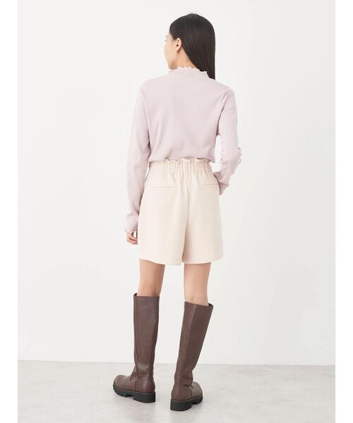 earth music&ecology（アースミュージックアンドエコロジー）の「チェーンリブハイネックプルオーバー（Tシャツ/カットソー・レディース・ブルー/ベージュ/ブラック/アイボリー/その他9/ピンク・S/M）」の13枚目の写真