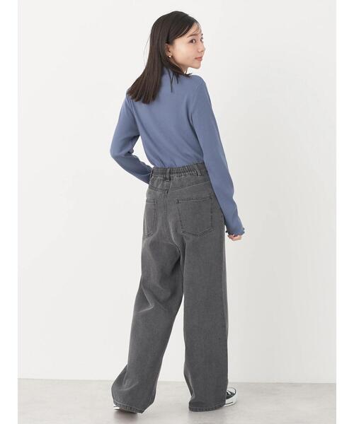 earth music&ecology（アースミュージックアンドエコロジー）の「チェーンリブハイネックプルオーバー（Tシャツ/カットソー・レディース・ブルー/ベージュ/ブラック/アイボリー/その他9/ピンク・S/M）」の17枚目の写真