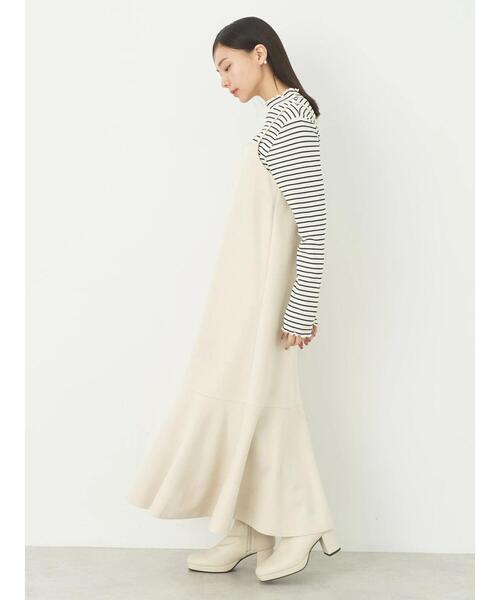 earth music&ecology（アースミュージックアンドエコロジー）の「チェーンリブハイネックプルオーバー（Tシャツ/カットソー・レディース・ブルー/ベージュ/ブラック/アイボリー/その他9/ピンク・S/M）」の19枚目の写真