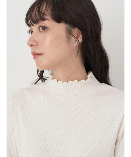 earth music&ecology（アースミュージックアンドエコロジー）の「チェーンリブハイネックプルオーバー（Tシャツ/カットソー・レディース・ブルー/ベージュ/ブラック/アイボリー/その他9/ピンク・S/M）」の21枚目の写真