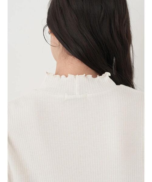 earth music&ecology（アースミュージックアンドエコロジー）の「チェーンリブハイネックプルオーバー（Tシャツ/カットソー・レディース・ブルー/ベージュ/ブラック/アイボリー/その他9/ピンク・S/M）」の22枚目の写真