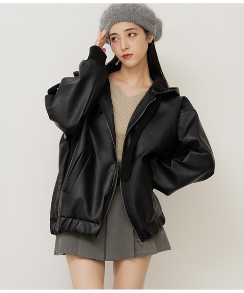 ANAP(アナップ)の「キーネックリブニットトップス(ニット/セーター・レディース・アイボリー/ブラック/ベージュ/ネイビー・FREE)」の13枚目の写真