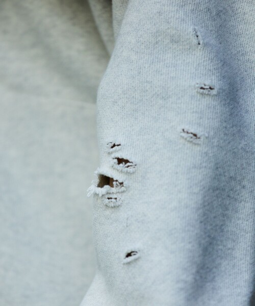 FREAK'S STORE(フリークスストア)の「FREAK’S STORE/フリークスストア 15oz HEAVY WEIGHT フーディー OKLAHOMA/ダメージ加工/ヘビーウェイト スウェットパーカー/リラックスフィット/USAコットン(パーカー・メンズ・ライトグレー/グレー/チャコールグレー・MEDIUM/LARGE/SMALL)」の18枚目の写真