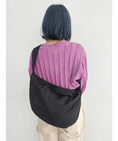 CRAFT STANDARD BOUTIQUE(クラフトスタンダードブティック)の「軽量キルティングショルダーバッグ(トートバッグ・レディース・ブラック/オリーブ・FREE)」の13枚目の写真