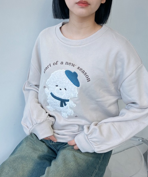 セール】☆ふわふわアニマルプルオーバー（スウェット）｜AS KNOW AS