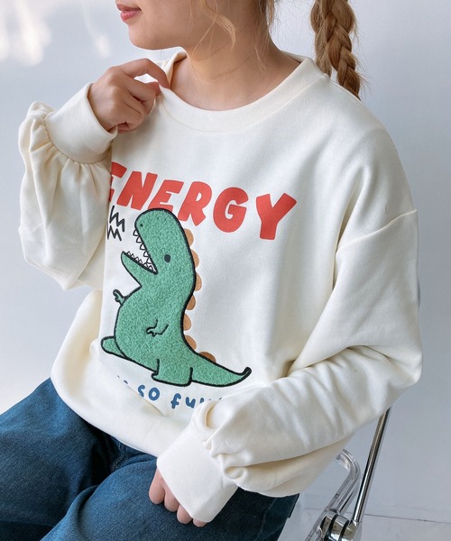 AS KNOW AS plus（アズノゥアズプラス）の「☆ふわふわアニマルプルオーバー【UNISEX ITEM】（スウェット・レディース・アイボリー/ピンク/スミクロ/ブルー/アイボリー系/ブラック系/ネイビー系/ブラウン系/ブラック系1/アイボリー系1/ブルー系1/ピンク系1/アイボリー系2/ネイビー系2/ブラック系2/ピンク系2/ブラック系3/アイボリー系3/ベージュ系3/ブルー系3/ブラック系4/ライトグリーン系4/ベージュ系4/ホワイト系4/ブルー系5/ベージュ系5/ホワイト系5/ブラック系5/アイボリー系6/ベージュ系6/ブラック系6/ネイビー系6/ブルー系6・FREE）」の17枚目の写真
