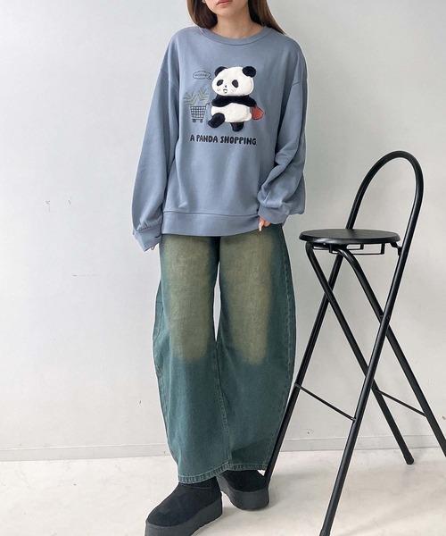 セール】☆ふわふわアニマルプルオーバー【UNISEX ITEM】（スウェット