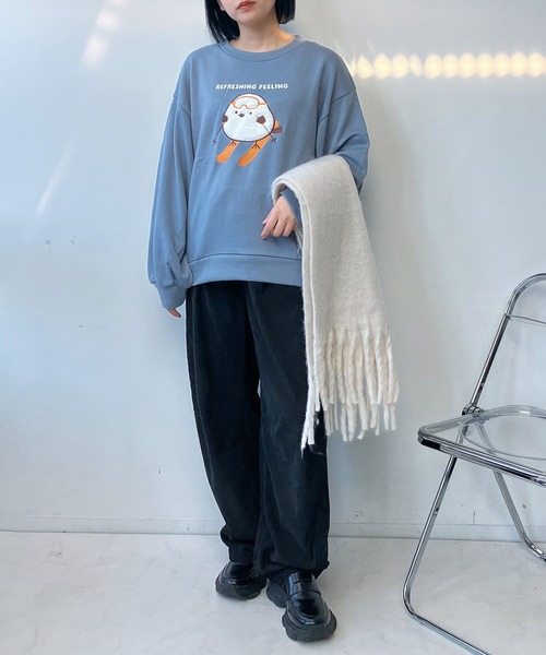 セール】☆ふわふわアニマルプルオーバー【UNISEX ITEM】（スウェット