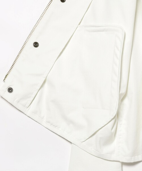 Barbour（バブアー）の「Barbour × BEAMS F / 別注 TRANSPORT JACKET ミックスファブリック ストレッチツイル ジャケット（ブルゾン・メンズ・ブラウン系その他5/ホワイト/ブラック・34/42/40/38/36）」の12枚目の写真