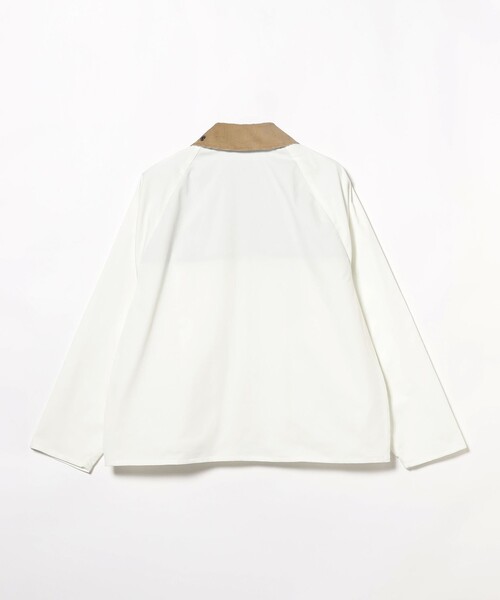 Barbour（バブアー）の「Barbour × BEAMS F / 別注 TRANSPORT JACKET ミックスファブリック ストレッチツイル ジャケット（ブルゾン・メンズ・ブラウン系その他5/ホワイト/ブラック・34/42/40/38/36）」の13枚目の写真