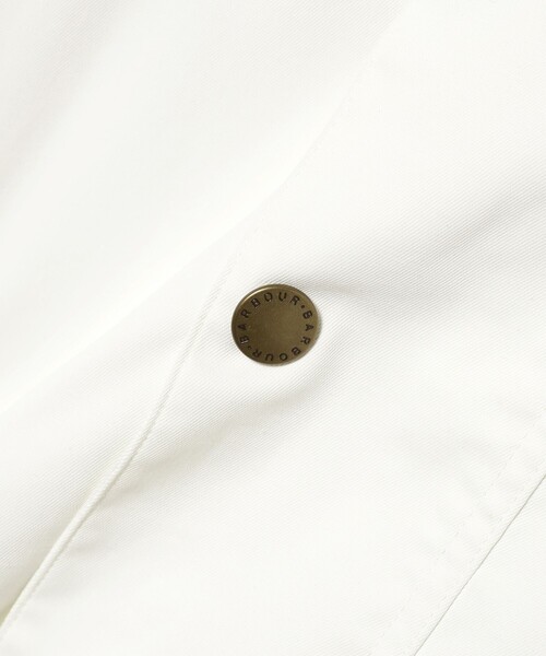 Barbour（バブアー）の「Barbour × BEAMS F / 別注 TRANSPORT JACKET ミックスファブリック ストレッチツイル ジャケット（ブルゾン・メンズ・ブラウン系その他5/ホワイト/ブラック・34/42/40/38/36）」の14枚目の写真