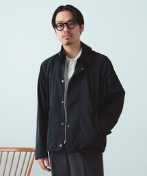 Barbour | Barbour × BEAMS F / 別注 TRANSPORT JACKET ミックスファブリック ストレッチツイル ジャケット(ブルゾン)