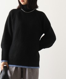 Anna Nicola（アンナニコラ）の「Anna Nicola 配色タートルネックニット（ニット/セーター）」