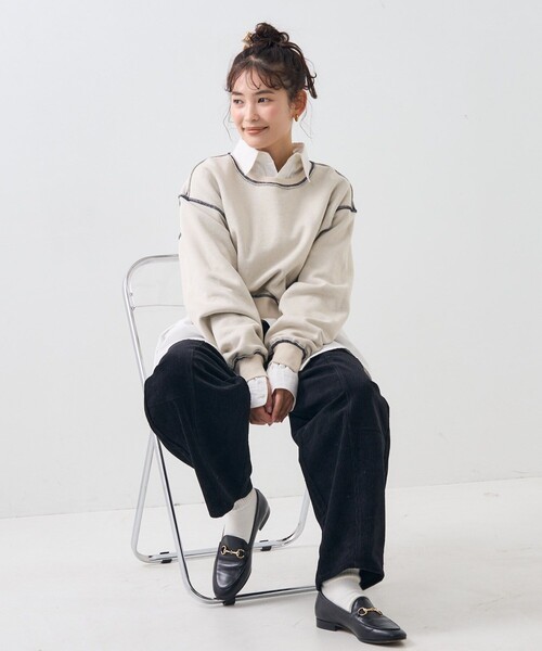 セール】リバーシブル 配色 裏毛スウェット（スウェット）｜FREAK'S