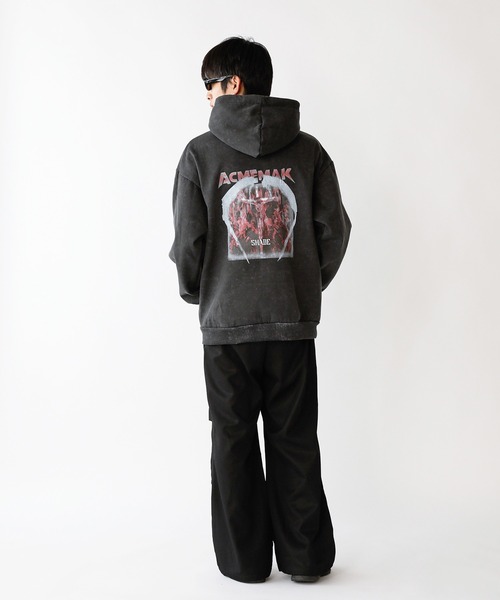 Theater code(シアターコード)の「▲front flap wide cargo pant/フロントフラップ ワイド カーゴパンツ(カーゴパンツ・メンズ・ブラック/オフホワイト・2/3)」の19枚目の写真