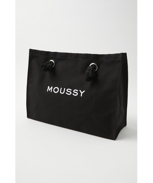 MOUSSY(マウジー)の「MOUSSY SOUVENIR ショッパー(トートバッグ・レディース・ブラック/ホワイト・FREE)」の4枚目の写真