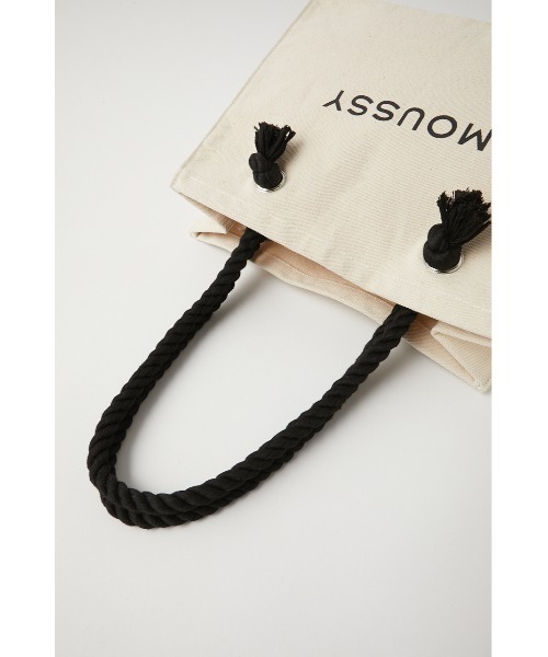 MOUSSY(マウジー)の「MOUSSY SOUVENIR ショッパー(トートバッグ・レディース・ブラック/ホワイト・FREE)」の9枚目の写真