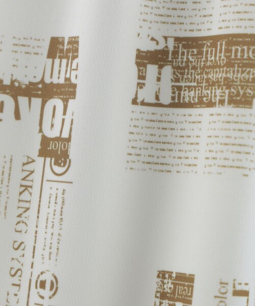 Ray BEAMS（レイビームス）の「Ray BEAMS / ニュースペーパー プリント スカート（スカート・レディース・ベージュ/ブルー系その他3・ONE SIZE）」の21枚目の写真