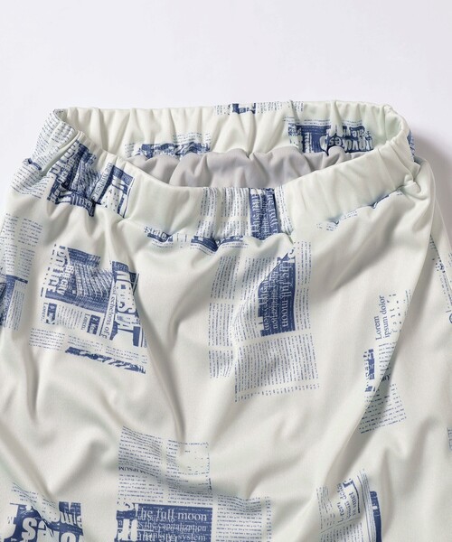 Ray BEAMS（レイビームス）の「Ray BEAMS / ニュースペーパー プリント スカート（スカート・レディース・ベージュ/ブルー系その他3・ONE SIZE）」の22枚目の写真