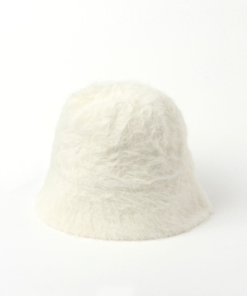 tiny tiny（ティニーティニー）の「シャギーハット[tiny tiny(ティニーティニー)]（ハット・レディース・ブラック/オフホワイト・0）」の5枚目の写真