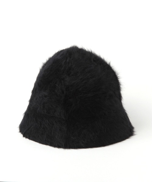 tiny tiny（ティニーティニー）の「シャギーハット[tiny tiny(ティニーティニー)]（ハット・レディース・ブラック/オフホワイト・0）」の7枚目の写真