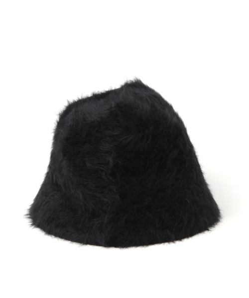 tiny tiny（ティニーティニー）の「シャギーハット[tiny tiny(ティニーティニー)]（ハット・レディース・ブラック/オフホワイト・0）」の8枚目の写真