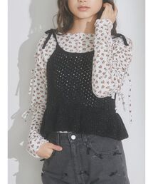 merry jenny | twinkleニットリボンビスチェ(キャミソール)