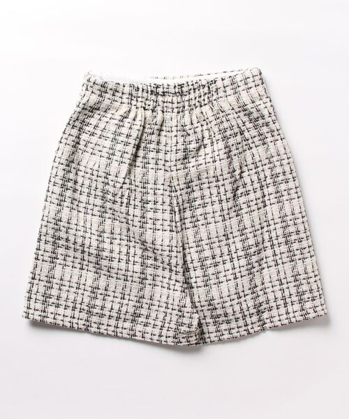 one way(ワンウェイ)の「ツイードスリットミニスカパン(スカート・レディース・ブラック/ブラック系その他/ホワイト系その他・FREE)」の8枚目の写真