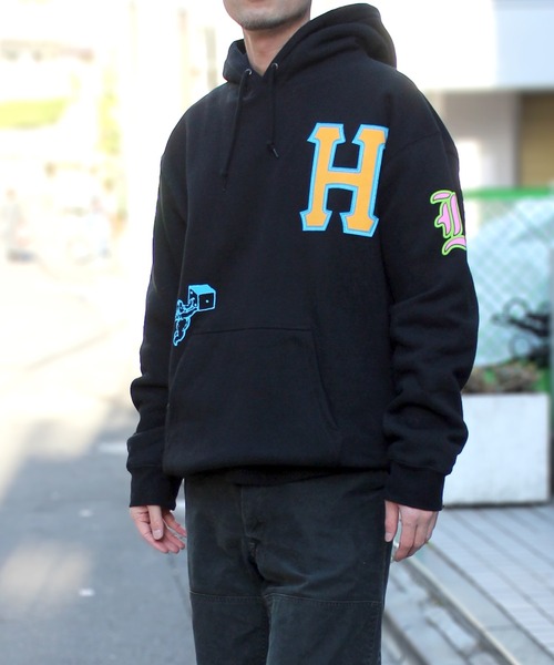 HUF（ハフ）の「【HUF】ハフ FLY DIE P/O HOODIE プルオーバー