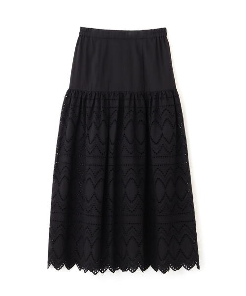 N.（N. Natural Beauty Basic）（エヌエヌナチュラルビューティーベーシック）の「【S Size Line】◆コットンレースフレアスカート（スカート・レディース・ブラック/オフホワイト・MEDIUM/SMALL）」の21枚目の写真