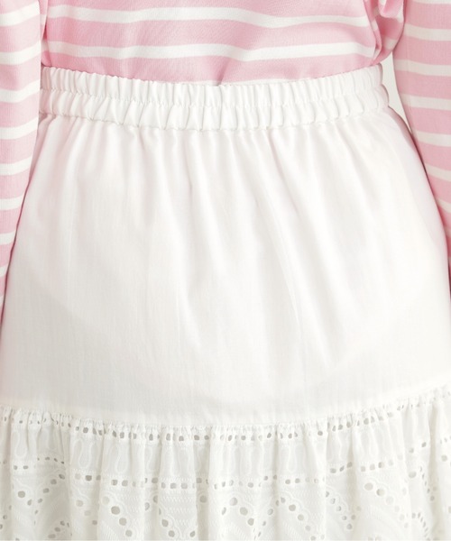 N.（N. Natural Beauty Basic）（エヌエヌナチュラルビューティーベーシック）の「【S Size Line】◆コットンレースフレアスカート（スカート・レディース・ブラック/オフホワイト・MEDIUM/SMALL）」の13枚目の写真