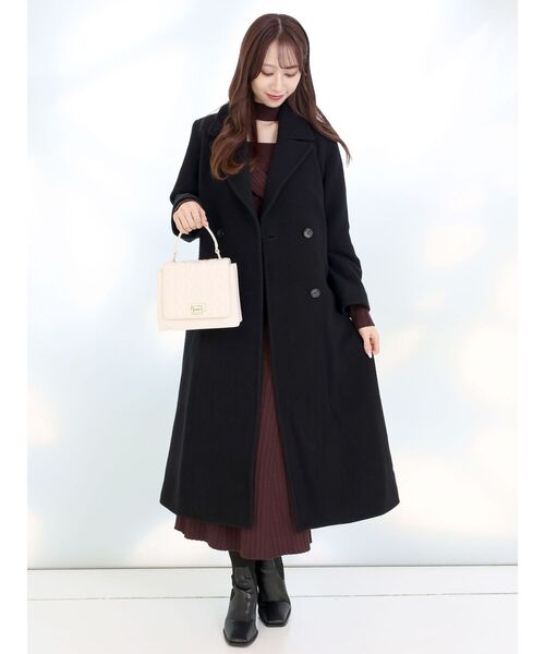 MERCURYDUO（マーキュリーデュオ）の「2WAYランダムリブビスチェ風マーメイドニットワンピース（ワンピース・レディース・ベビーピンク/ブラウン/ブラック・SMALL/MEDIUM）」の14枚目の写真