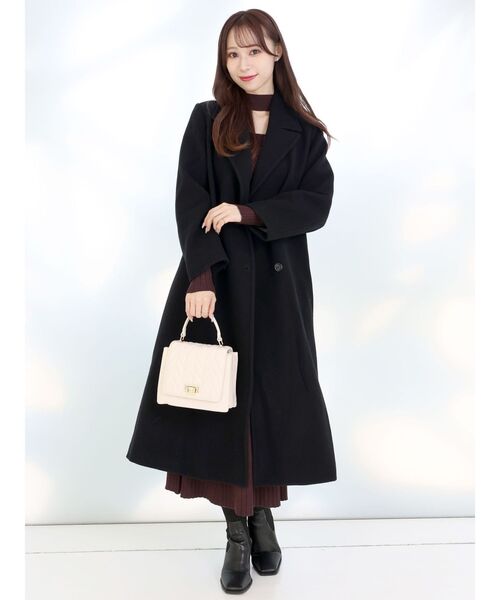 MERCURYDUO（マーキュリーデュオ）の「2WAYランダムリブビスチェ風マーメイドニットワンピース（ワンピース・レディース・ベビーピンク/ブラウン/ブラック・SMALL/MEDIUM）」の15枚目の写真