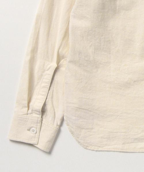 BEAMS BOY（ビームスボーイ）の「SUGAR CANE×BEAMS BOY / シャンブレー ワークシャツ（シャツ/ブラウス・レディース・ホワイト/ブルー・SMALL/MEDIUM）」の9枚目の写真