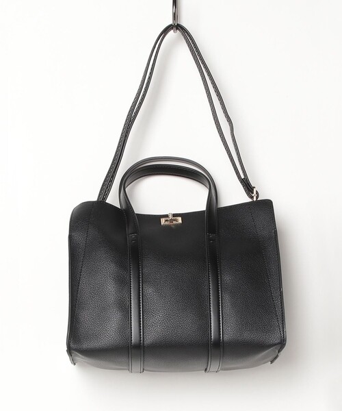 fredy emue(フレディエミュ)の「ポーチインバッグ付ショルダートートバッグ(ショルダーバッグ・レディース・ベージュ/ブラック・FREE)」の11枚目の写真