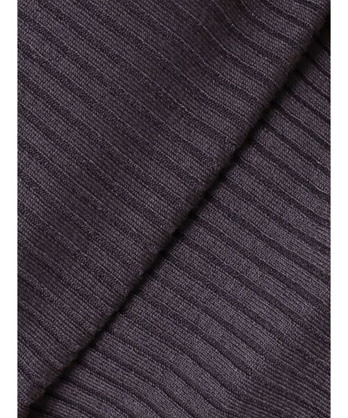 MERCURYDUO（マーキュリーデュオ）の「バイカラータイトニット（ニット/セーター・レディース・ブラック/チャコールグレー/ブラウン・FREE）」の10枚目の写真