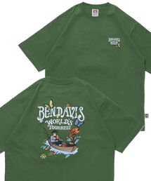 BEN DAVIS（ベンデイビス）の「【BEN DAVIS(ベンデイビス)】FLOATING BOAT TEE / 半袖Tシャツ クルーネック オーバーサイズ ブランドロゴ 刺繍（Tシャツ/カットソー・メンズ）」