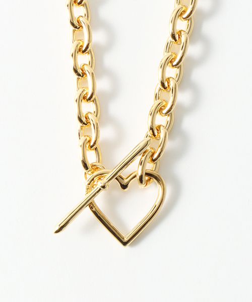 BASICKS / ベイシックス】HEART NECKLACE (MEDIUM LINK