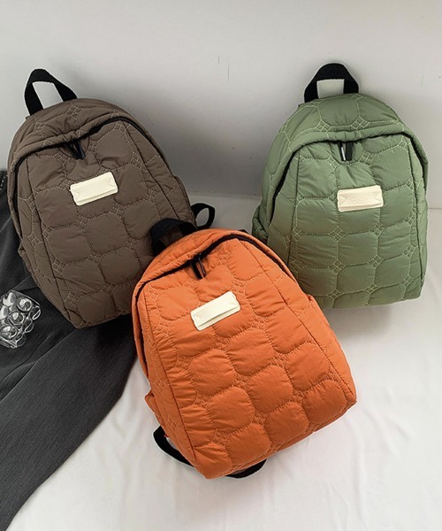 キルティングリュック キルティング大容量リュックサック | Bagoodtimeshop