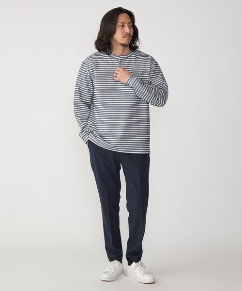 SHIPS（シップス）の「【WEB限定】SHIPS: WONDER TR ストレッチ スリム パンツ（スラックス・メンズ・ライトグレー/ダークグレー/ネイビー・LARGE/X-LARGE/SMALL/MEDIUM）」の4枚目の写真