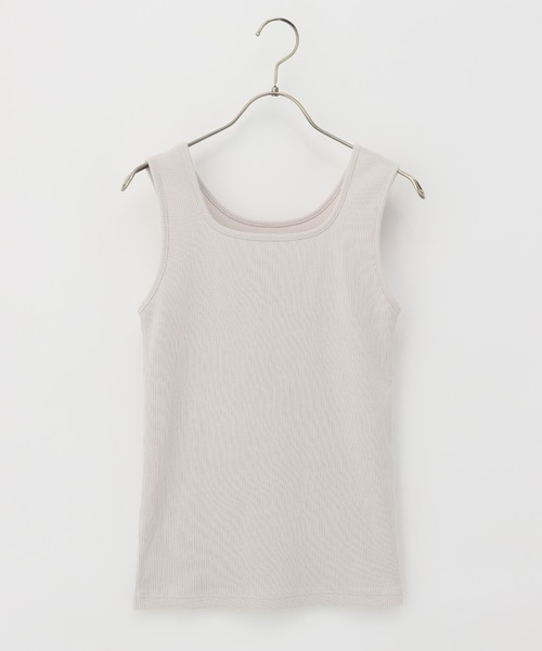 Honeys（ハニーズ）の「２ｗａｙタンクトップ（タンクトップ・レディース・スミクロ/アイボリー/ブラック/グレイッシュベージュ/ホワイト×ブラック/オレンジ系その他/ブルー/カーキ・S/M/L/LL）」の16枚目の写真