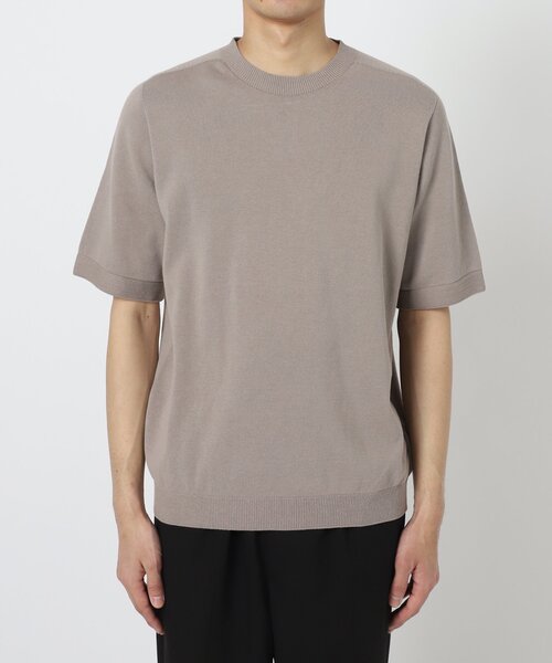 EDIFICE(エディフィス)の「ホールガーメント ニットTシャツ(ニット/セーター・メンズ・ブラック/ベージュ/ブルー/パープル・MEDIUM/LARGE)」の15枚目の写真