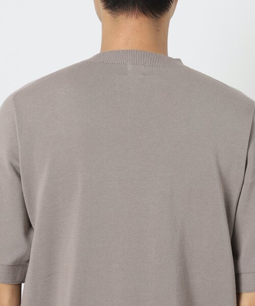 EDIFICE(エディフィス)の「ホールガーメント ニットTシャツ(ニット/セーター・メンズ・ブラック/ベージュ/ブルー/パープル・MEDIUM/LARGE)」の18枚目の写真